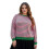 (XL, Pink) Γυναικείο ανοιξιάτικο φούτερ στρογγυλή λαιμόκοψη. 11