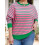 (XL, Pink) Γυναικείο ανοιξιάτικο φούτερ στρογγυλή λαιμόκοψη. 6
