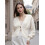 (S, Beige) Γυναικείο Φθινοπωρινό Πουλόβερ Μονόχρωμο Πλεκτό 5