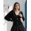 (L, Black) Γυναικείο Φθινοπωρινό Πουλόβερ Μονόχρωμο Πλεκτό 4