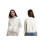 (XL, White) Γυναικεία πλεκτή ζακέτα για χειμώνα. 2