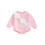 (12-18 Months, Pink) Φούτερ με κουκούλα και τρισδιάστατο φιόγκο για μωρά κορίτσια 1