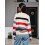 (L, Multi-color) Γυναικείο ριγέ casual χειμώνα, φθινόπωρο 8
