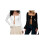 (L, Black) Women's Tie-up Front Tops Long Sleeve Square Neck Solid Color Split Shirts Spring Fall Blouses 3