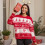 (XL, Red) Γυναικείο Χριστουγεννιάτικο Πλεκτό και Μακρυμάνικο 3