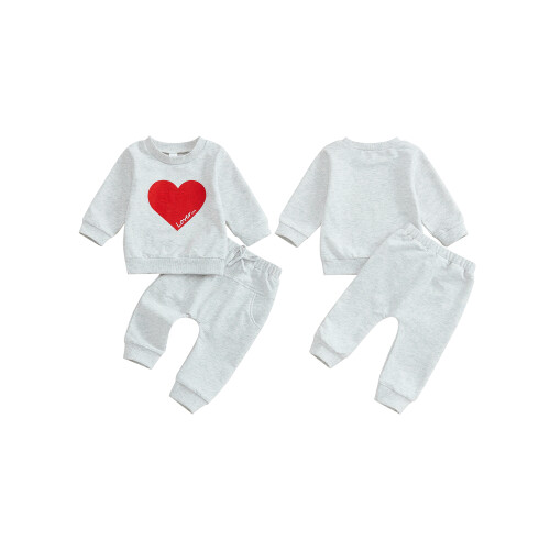 (2-3 Years, Gray) Set de 2 de inimă. 1
