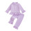 (3-4 Years, Lavender) Σετ πιτζάμας 2 και κουμπιά 1