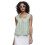 (S, Light Green) Γυναικείο αμάνικο τοπ καλοκαιρινό streetwear 1