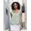 (S, Light Green) Γυναικείο αμάνικο τοπ καλοκαιρινό streetwear 3
