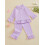 (6-12 Months, Lavender) Σετ πιτζάμας 2 και κουμπιά 4