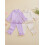 (6-12 Months, Lavender) Σετ πιτζάμας 2 και κουμπιά 2