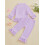 (5-6 Years, Lavender) Σετ πιτζάμας 2 και κουμπιά 6