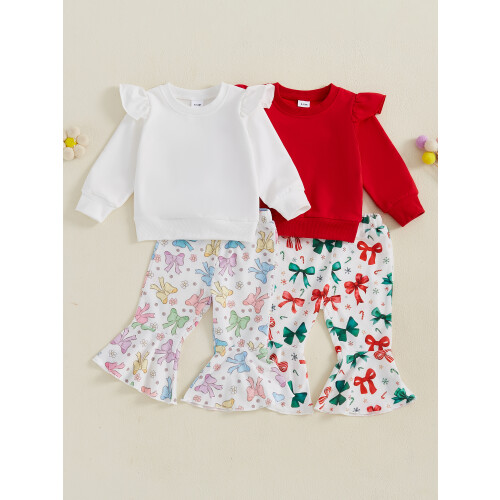 (18-24 Months, White) Φθινοπωρινά ρούχα νήπια 2 τεμαχίων 2