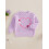 (3-4 Years, Purple) Mädchenpullover, langärmelig, Rundhalsausschnitt, Herzblumenmuster, warmer Winterpullover 6