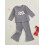 (12-18 Months, Gray) Φθινοπωρινό σετ για 2 τεμαχίων. 4
