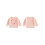 (18-24 Months, Light Pink) Mädchenpullover, langärmelig, Rundhalsausschnitt, Herzblumenmuster, warmer Winterpullover 2