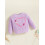 (12-18 Months, Purple) Mädchenpullover, langärmelig, Rundhalsausschnitt, Herzblumenmuster, warmer Winterpullover 13