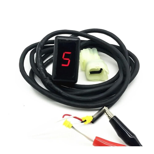 Motorcycle Gear Indicator 6 Speed Digital Display Meter Universal 16 Level Quick Detection 2