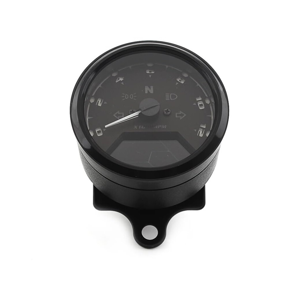Motorcycle Digital Tachometer With Clear Display, Universal Speedometer Odometer Gauge For Bobber 24 Cylinders 9169991202990