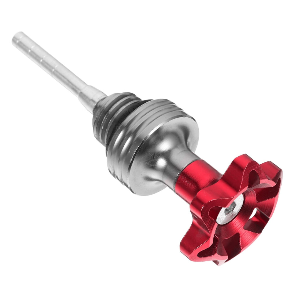 Aluminum Motorcycle Oil Dipstick Replacement Engine Oil Level Gauge Easy Installation Red 9169991203058