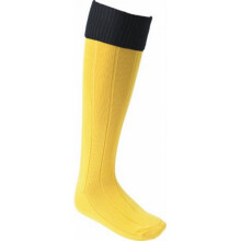 (3 UK-6 UK, Gold/Black) Carta Sport Boys Football Socks