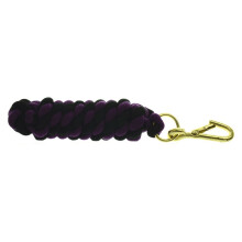 (2.2 metres, Purple/Black) Hy Two Tone Twisted Lead Rope