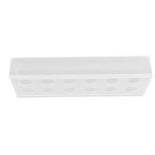 Clear Acrylic Rectangular Flower Vase
