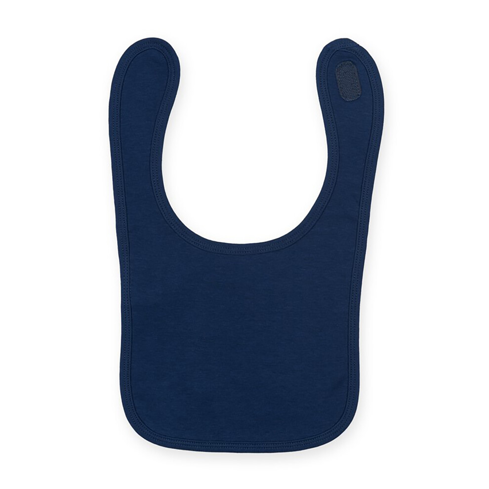 Larkwood Baby Unisex Plain & Contrast Bib (Pack Of 2) - One Size - Image 2