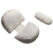 Sleeping Support Pillow Ergonomic Curve Fit Adjustable Design Maternity Body Pillow Back Legs Belly Support Flexible Filling Material Side Sleeping