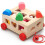 Wooden 15 Hole Drop Trolley for Toddlers 3