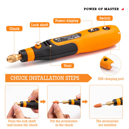 Elektrischer Gravierstift 3,6 V USB Mini-Graveur 2
