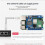 Waveshare for Raspberry Pi 5/CM5 PoE HAT Power over Ethernet HAT(H) 5V 5A Support 802.3af/At with Case for RPI 5/CM5 5