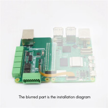 Für Raspberry Pi 5 PCIe auf RJ45 Gigabit Ethernet Adapter Board CAN/RS485/RS232 Schnittstelle Plug And