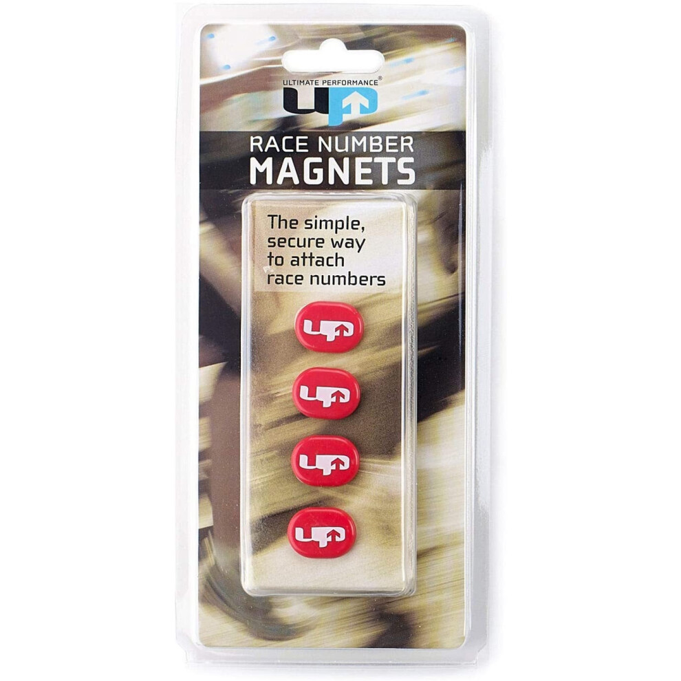 (One Size, ) Ultimate Performance Race Magnet (Pack Of 4) Red 5059699307506