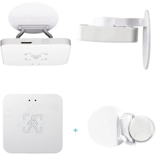 Tuya Zigbee Human Presence Detector met Houder Slimme Menselijke Lichaams-PIR-Sensor -Microgolfbewegingssensor + Zigbee Hub