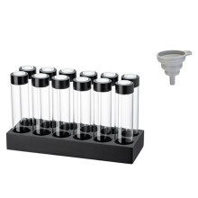 Contenitori In Vetro Monodose, Sigillati Ermeticamente, con Valvola per Aromi In Borosilicato, 12 Fori, per Caffè Espresso con Chicchi di Caffè