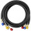 Professional Refrigerant Charging Hose Set for AC , ColorCoded 0.9M with Flow Control Valves 4