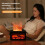 Air Humidifier Essential Fragrance Diffuser with Night Light Retro Fireplace Humidifier Flame Humidifier Aroma Diffuser 6