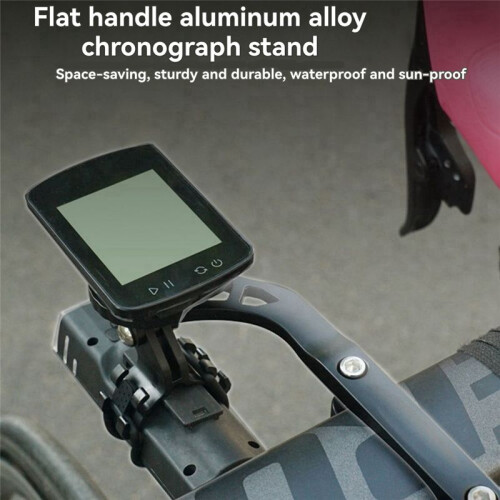 Supporto per Computer da Bicicletta con Impugnatura Piatta e Impugnatura Integrata Supporto per Computer da Bicicletta con Supporto per Telecamera A 2