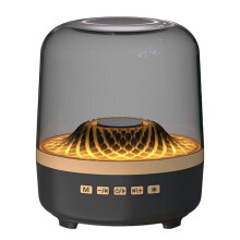 Colorful Glass 4 Speakers Home High Volume Wireless Sound Box Subwoofer Speakers RGB Atmosphere Small Speaker
