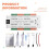 Ladder Night Light 32 Channels Stair LED Motion Sensor Light Prevent Short Circuit Controller DC12V/24V 7