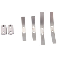 2 Pares de SuspensióN de Muelles de Hoja de AmortiguacióN de Acero para WPL D12 B14 B24 B16 B36 RC CamióN Accesorios de Piezas de Coche