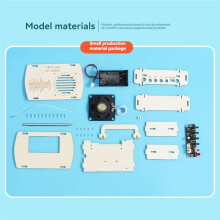 DIY FM Radio Model Kit Experiment Tool Wooden Science Project Model School Educational Fun Physics Project School Supply