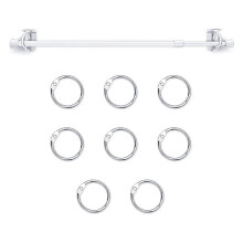 Adjustable Flip Calendar Holder Set 16-28 Inches Flip Calendar Chart Rod Date Cards Holder for Classroom Whiteboard