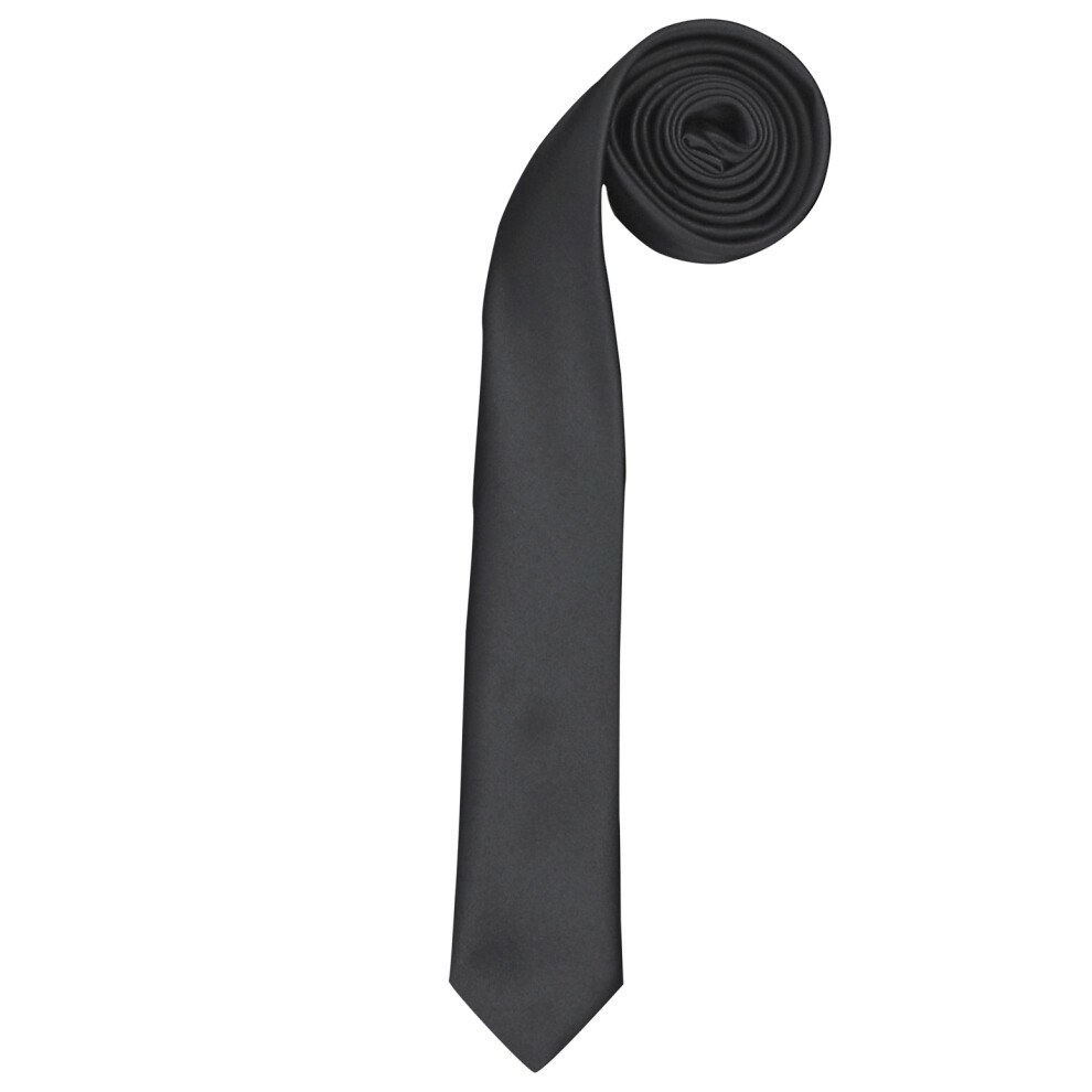 Premier Men's Black Tie - Slim Retro Work Tie Pack Of 2 In - Image 4