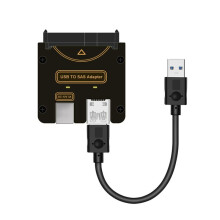 USB Naar SFF-8482 SAS 29-Pins Adapter Harde Schijf 5 Gbps HDD/SSD -Converter met Chipset en Voedingspoort