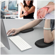 Ergonomic Wrist Rest Pad Armrest Pad Elbow Rest Pad Relief Elbow Pain Computer Armrest Arm Wrist Rest Support Mouse Pad