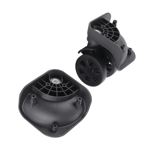 Black Nylon Suitcase Caster Swiveling Replacement Wheel 50mm Diameter