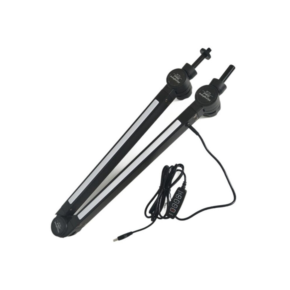 Rgb Microphone Arm Stand Mic Arm Holder With Rgb Rotatable Suspension Boom Scissor Stand For Gaming Streaming Light 4712034547319