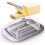 Butter Dish, Stainless Steel Butter Dish with Lid - Solid Cheese/Butter Container - Butter Cheese Storage Box 4